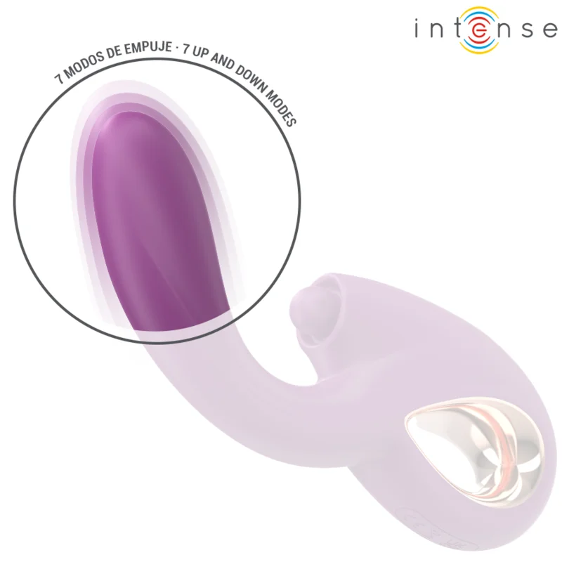 Intense - Lali Multifunction G-Spot Vibrator Tapping & Thrust & Vibration Purple - Image 6