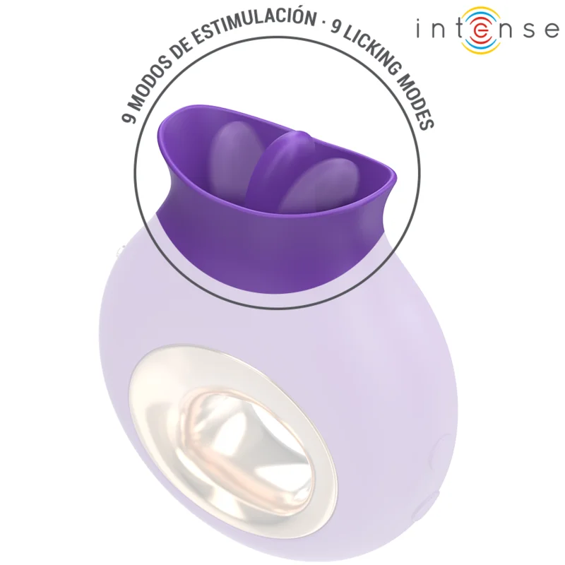 Intense - Tuli Stimulateur Clitoris 9 Vibrations & 9 Oscillations Violet - Image 6
