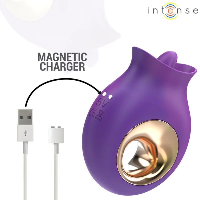 Intense - Tuli Stimulateur Clitoris 9 Vibrations & 9 Oscillations Violet - Image 7