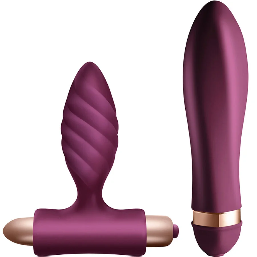 CLIMAXIMUM - KIT DESIRE VIBRATOR TORSADÉ + PLUG ANAL