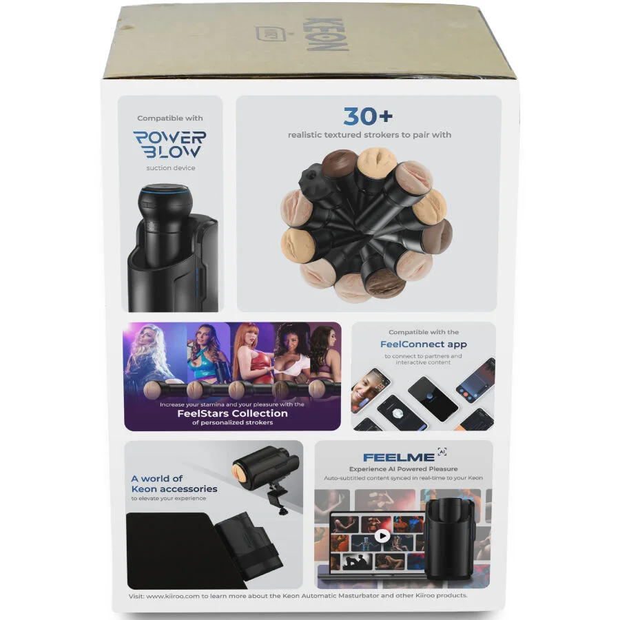KIIROO - KEON WIFI COMBO MASTURBATEUR AUTOMATIQUE + FEEL STROKER - Image 4