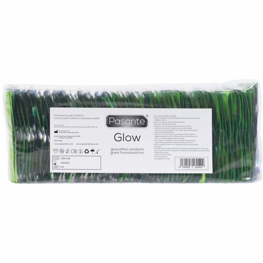 Pasante - Glow Condoms Bag 144 Units (Bag) - Image 3