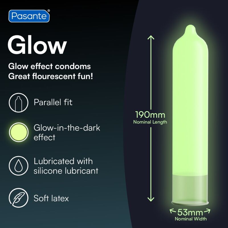 Pasante - Glow Condoms Bag 144 Units (Bag) - Image 4