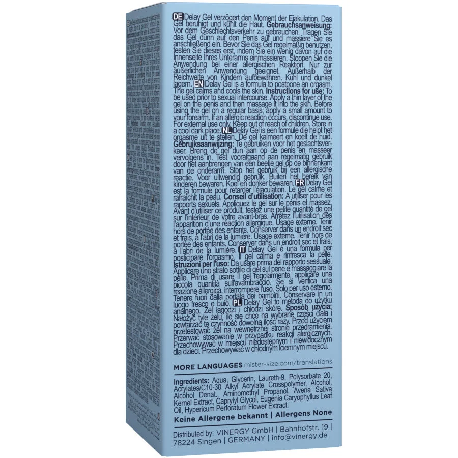 MISTER SIZE - DELAY GEL 50 ML - Image 5