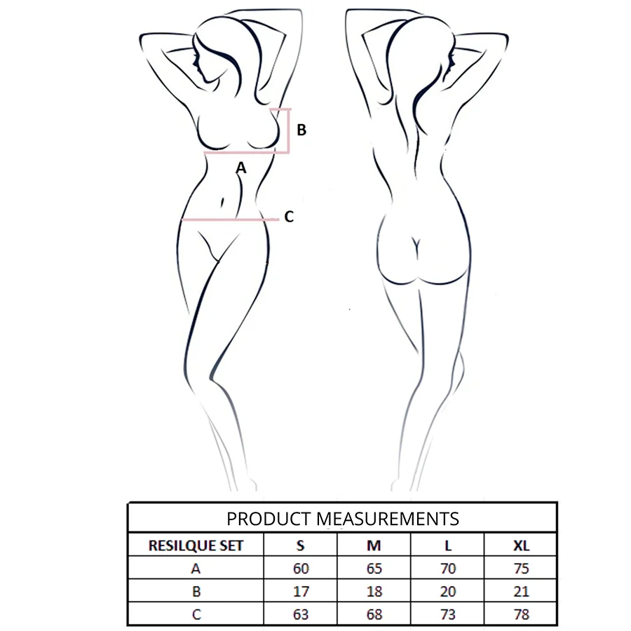 Passion - Ensemble Soutien-Gorge + String Resilque Noir L/Xl - Image 5