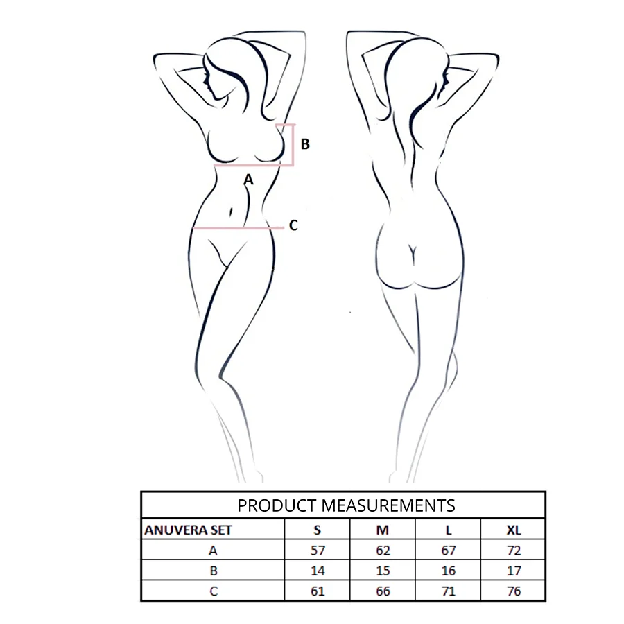 Passion - Ensemble Soutien-Gorge + String Anuvera Blanc S/M - Image 5