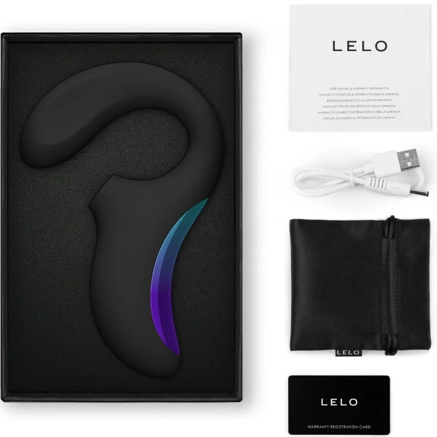 LELO - ENIGMA WAVE VIBRATION TRIPLE MASSAGER NOIR - Image 4