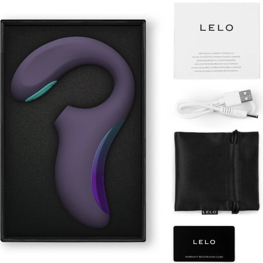 LELO - ENIGMA DOUBLE VIBRATEUR SONIQUE POINT G CYBER VIOLET - Image 4