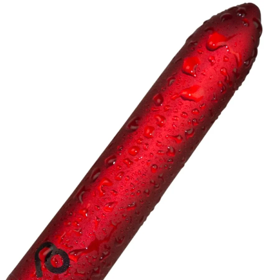 ROCKS-OFF - RECHARGEABLE VIBRATING BULLET POPPY RED - Image 3