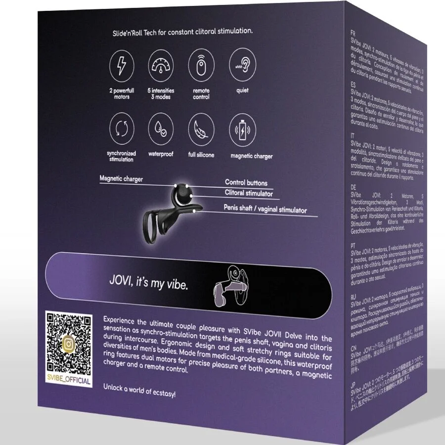 SNAIL VIBE - JOVI COUPLES RING REMOTE CONTROL BLACK - Image 10