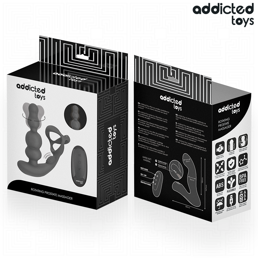 ADDICTED TOYS - MASSEUR DE PROSTATE ROTATIF À TÉLÉCOMMANDE - Image 9