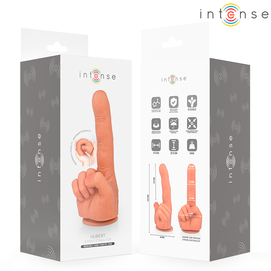 INTENSE - STIMULATEUR POINT G HUBERT MAIN FLEXIBLE 14,2 CM - Image 6
