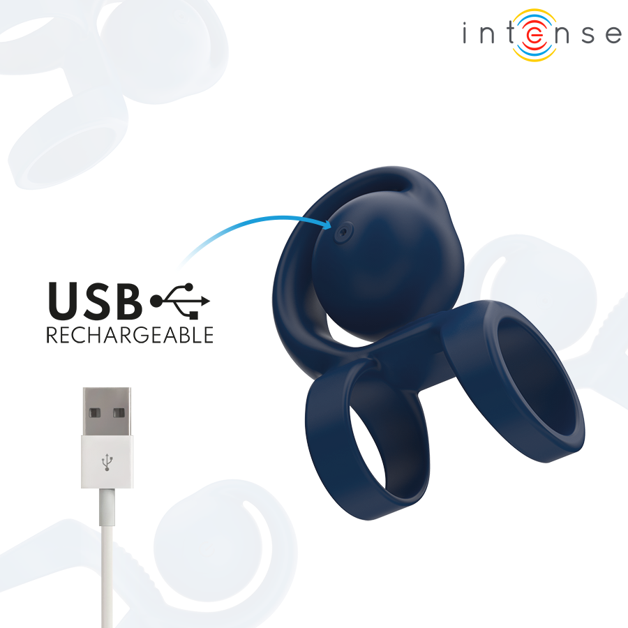 INTENSE - TYSON COCK RING AVEC BOULE VIBRANTE Ø 3,2 CM - Image 9