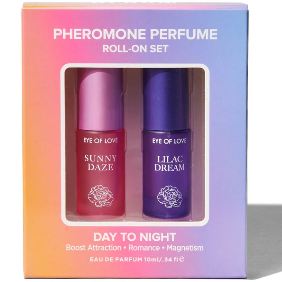 EYE OF LOVE - BLOOM DAY TO NIGHT COFFRET DE PARFUM ROLL-ON AUX PHÉROMONES 2 X 5 ML - Image 3