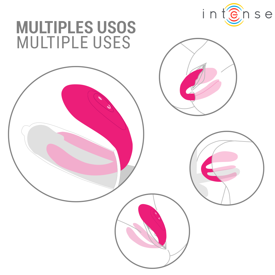 INTENSE - JULIA DOUBLE VIBRATOR CLAMP STIMULATOR REMOTE CONTROL - Image 5