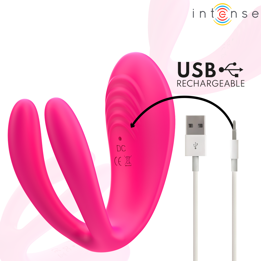 INTENSE - JULIA DOUBLE VIBRATOR CLAMP STIMULATOR REMOTE CONTROL - Image 8