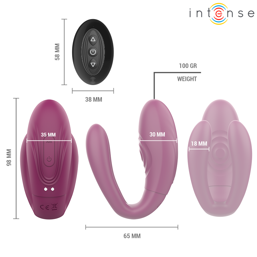 INTENSE - SANDRA TAPPING AND VIBRATION CLAMP STIMULATOR REMOTE CONTROL - Image 10