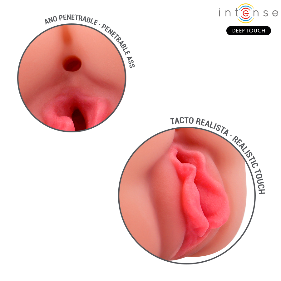 INTENSE DEEP TOUCH - MASTURBATEUR À DOUBLE BOUCHE ET VAGIN RILEY - Image 7