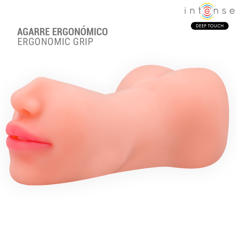 INTENSE DEEP TOUCH - RILEY DOUBLE MOUTH & VAGINA MASTURBATOR - Image 9