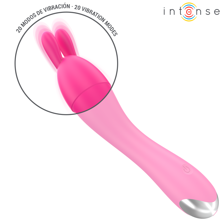 INTENSE - VIBRATEUR CHER AVEC 20 MODES DE MOUVEMENTS ET EMBOUTS INTERCHANGEABLES - Image 8