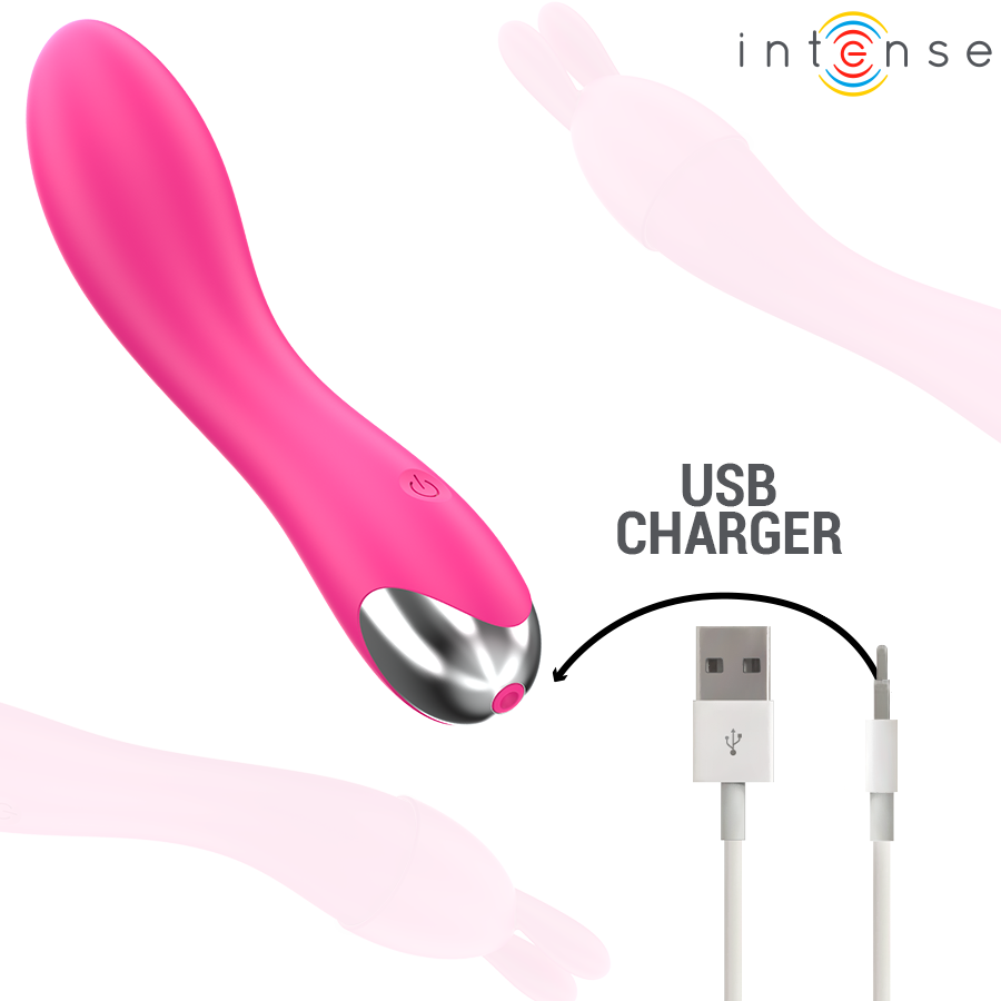 INTENSE - VIBRATEUR CHER AVEC 20 MODES DE MOUVEMENTS ET EMBOUTS INTERCHANGEABLES - Image 9