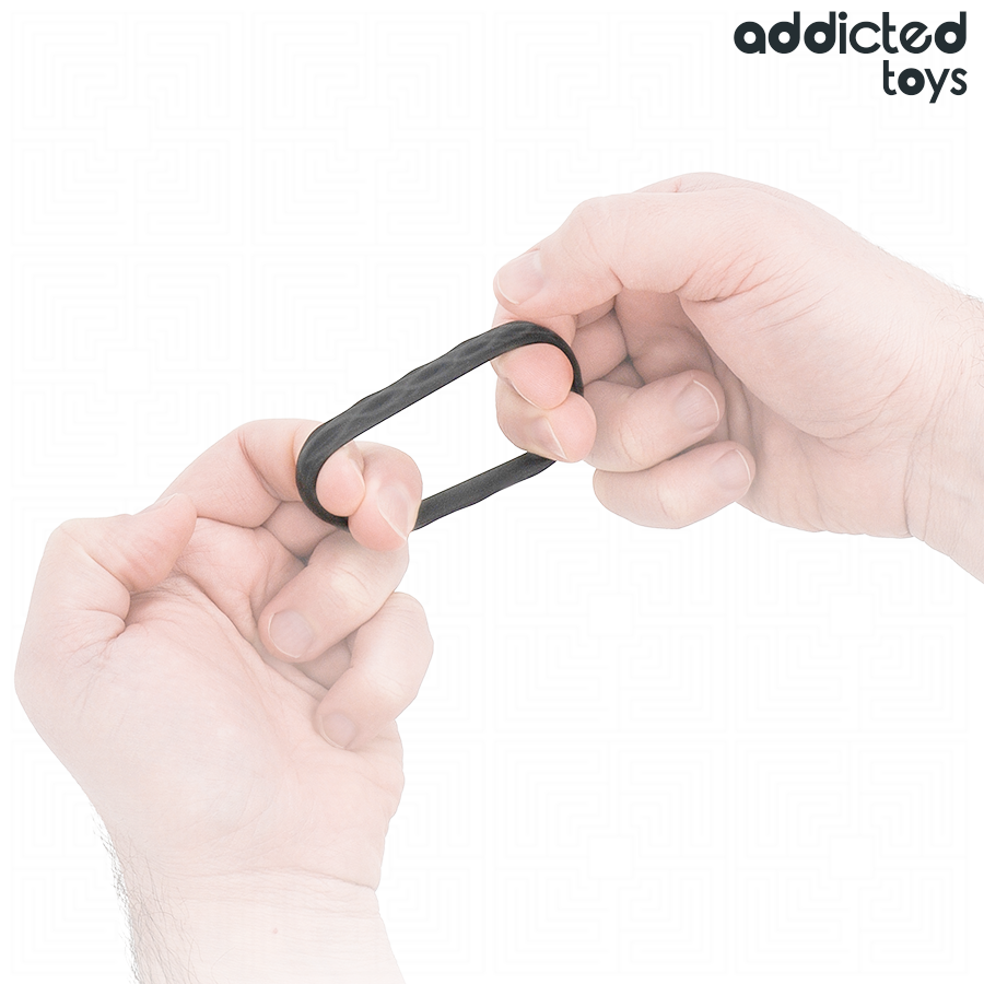 ADDICTED TOYS - ENSEMBLE D'ANNEAUX PÉNIS TEXTURÉS, 4 TAILLES - Image 8