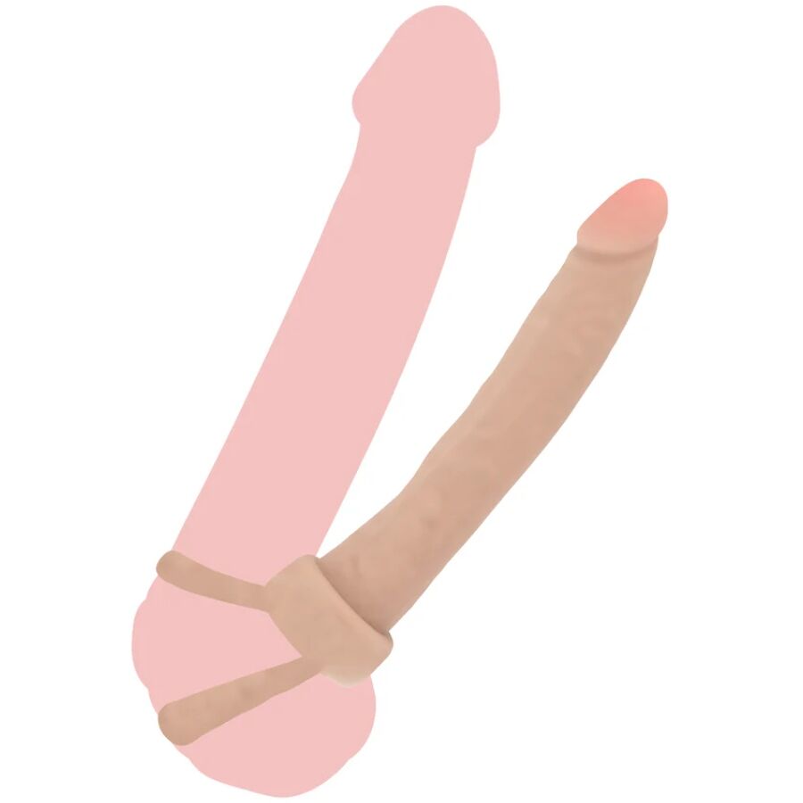 GET REAL - DOUBLE TROUBLE SILICONE ANAL PENETRATOR 16 CM - Image 3