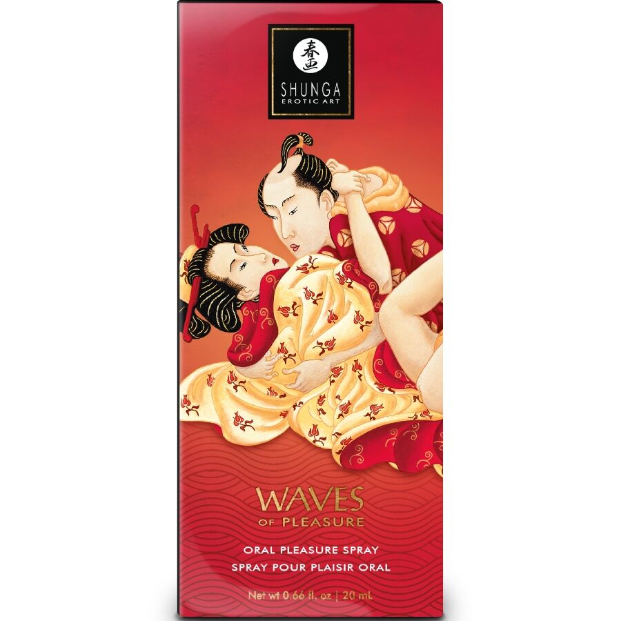 SHUNGA - WAVES PLEASURE SPRAY ORAL SEDUCTIVE STRAWBERRY 20 ML - Image 4
