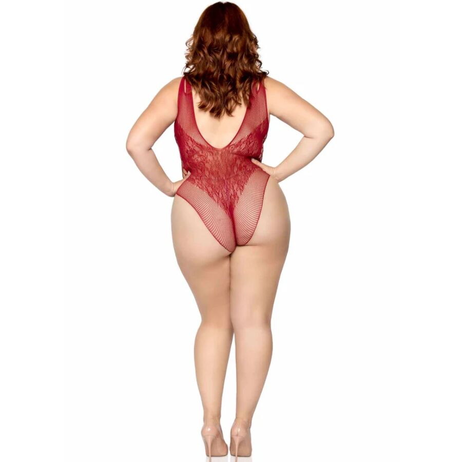LEG AVENUE - 81641X BODY SANS COUTURE BORDEAUX TAILLE 1X/2X - Image 6