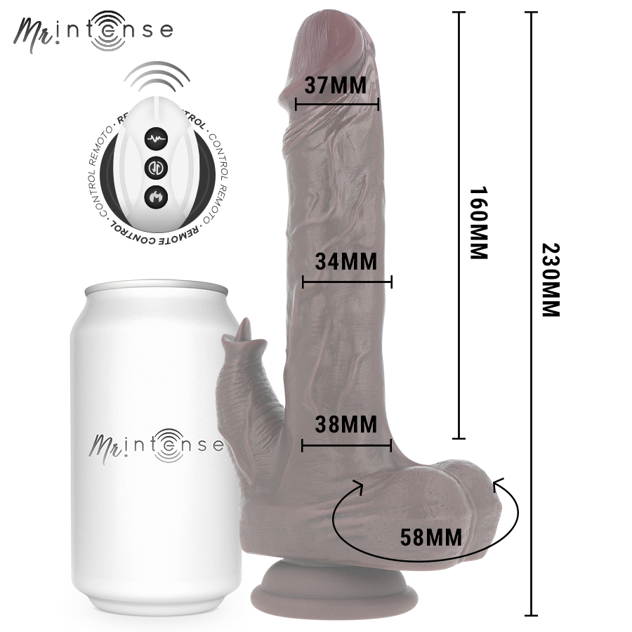Mr Intense - Morgan Realistic Multifunction Doll With Vibration And Up And Down Remote Control 23 Cm -O- 3.5 Cm - Image 3