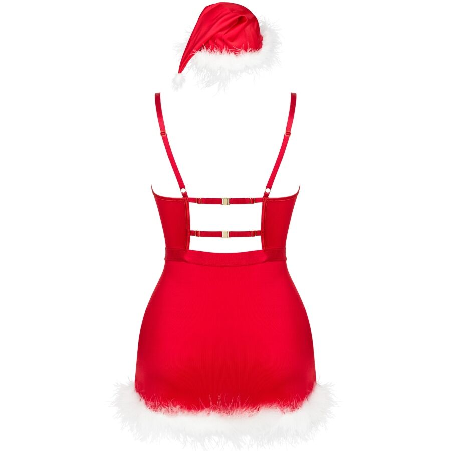 Livco Corsetti Fashion - Agethe Lc 90607 Chemise + String + Bonnet De Noël L/Xl - Image 6
