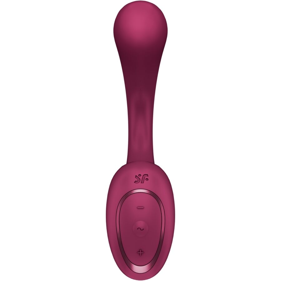 SATISFYER - G FOR GODDESS 2 RABBIT VIBRATOR BOTTLE BORDEAUX - Image 3