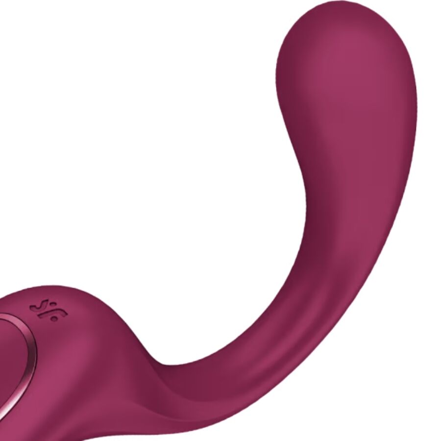 SATISFYER - G FOR GODDESS 2 RABBIT VIBRATOR BOTTLE BORDEAUX - Image 5