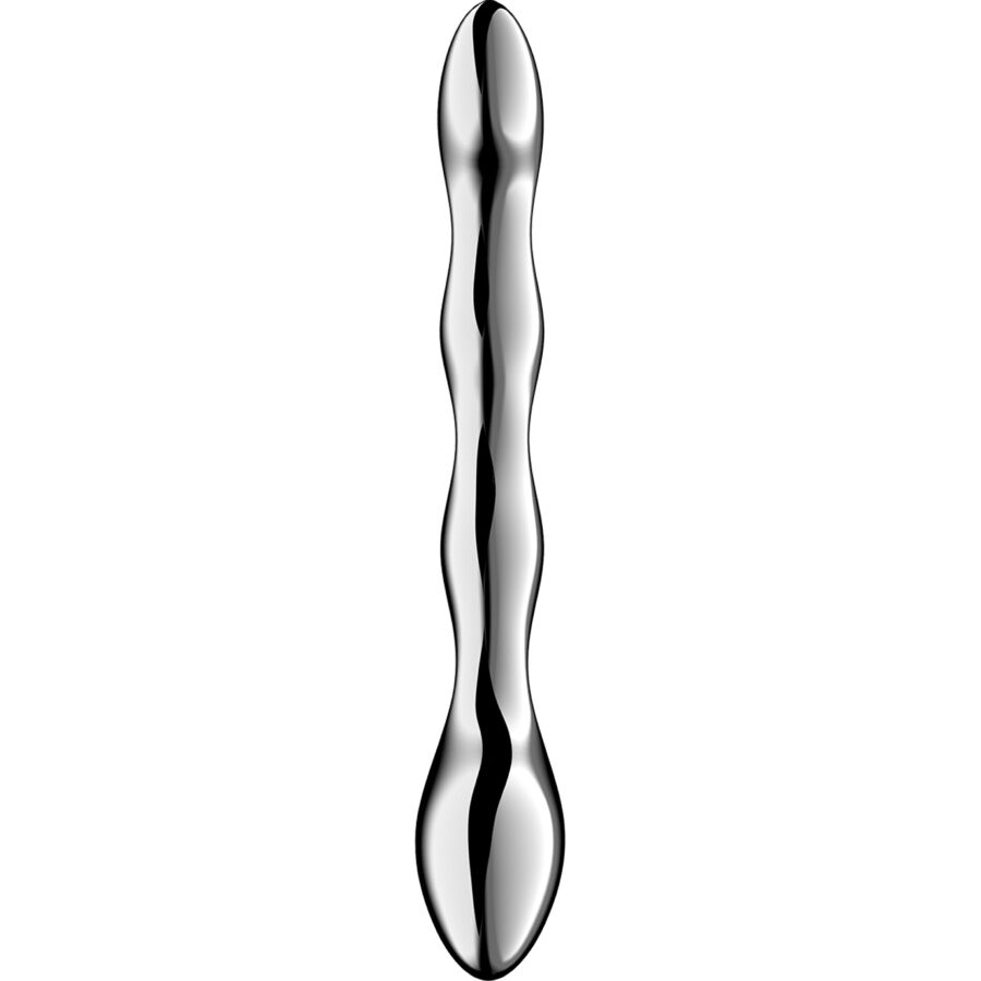 SATISFYER - COSMIC CREST 2 STAINLESS STEEL DOUBLE-ENDED DILDO - Image 3