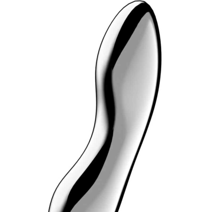 SATISFYER - COSMIC CREST 2 STAINLESS STEEL DOUBLE-ENDED DILDO - Image 4