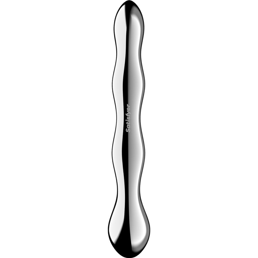 SATISFYER - COSMIC CREST 2 STAINLESS STEEL DOUBLE-ENDED DILDO - Image 5