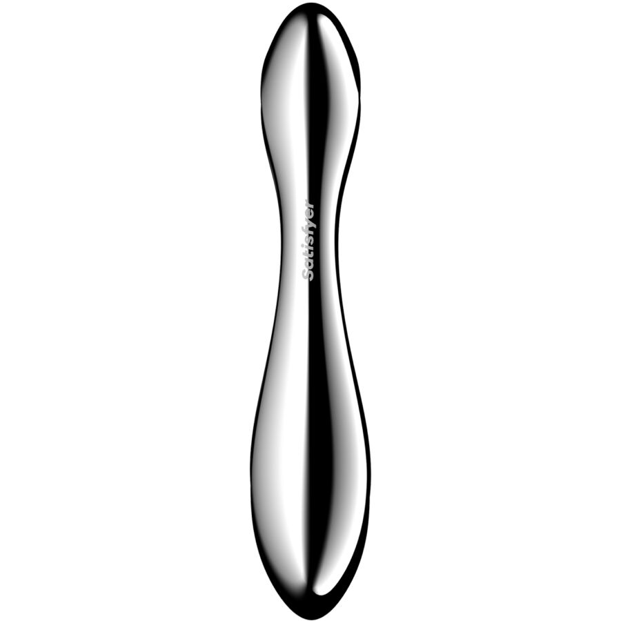 SATISFYER - PURE GRAVITY 2 STAINLESS STEEL DOUBLE-ENDED DILDO - Image 5