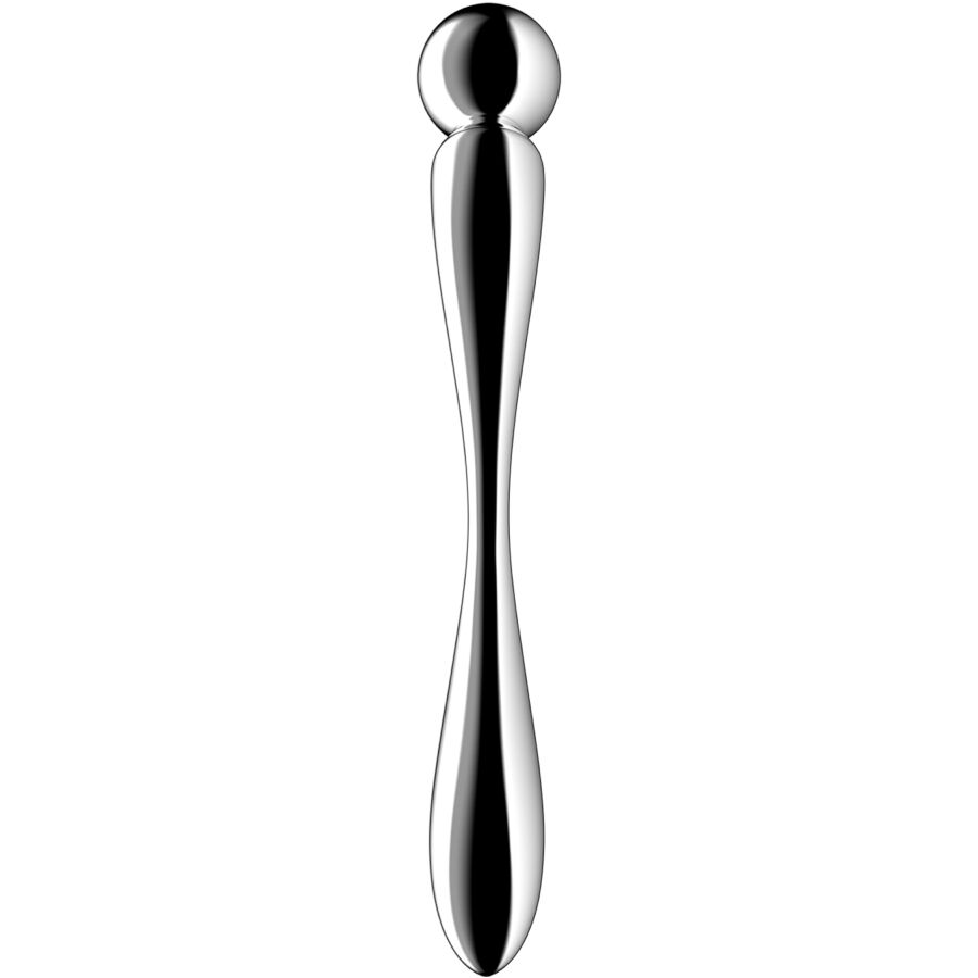 SATISFYER - STAR FORCE 2 STAINLESS STEEL DOUBLE-ENDED DILDO - Image 3