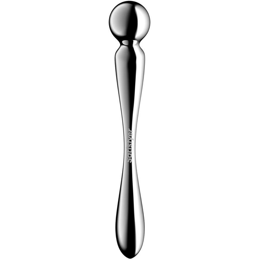 SATISFYER - STAR FORCE 2 STAINLESS STEEL DOUBLE-ENDED DILDO - Image 5
