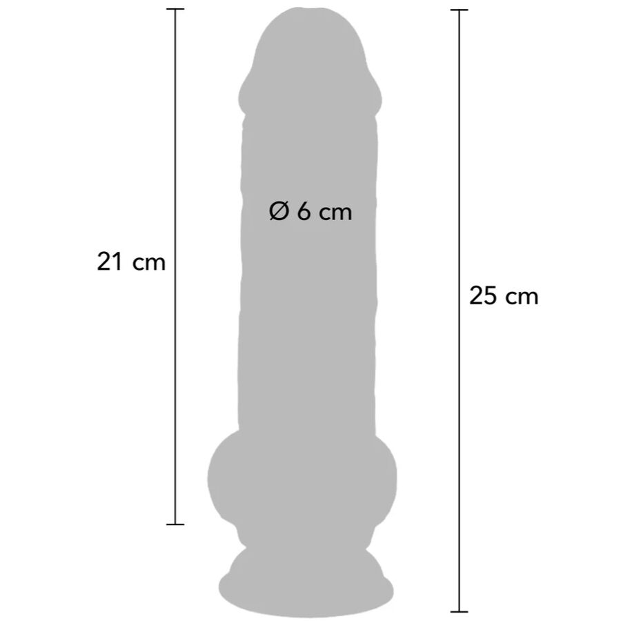 Get Real - Deluxe Realistic Penis With Testicles Extra Thick 25 Cm - Image 5