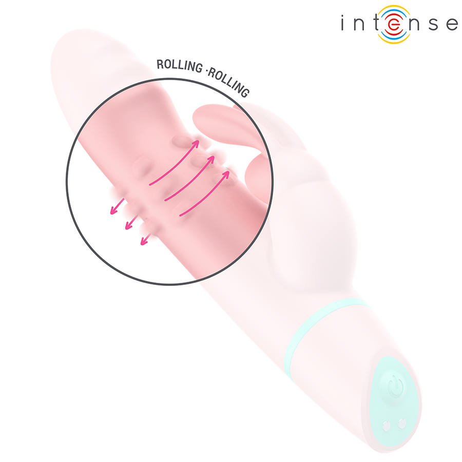 INTENSE - STIMULATEUR ALVIN RABBIT ET VIBRATEUR À ROULEMENT + OSCILLANT - Image 6