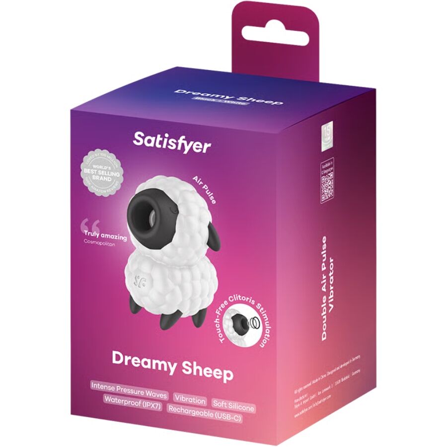 SATISFYER - DREAMY SHEEP VIBRATOR & AIR PULSE STIMULATOR - Image 4