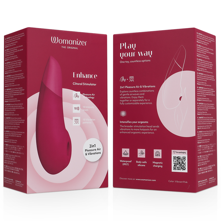 WOMANIZER - STIMULATEUR CLITORIAL AMÉLIORANT ROSE VIBRANT - Image 8