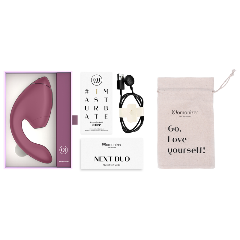 Womanizer - Duo Next Stimulateur Clitorial Et De Point G Double Rose Foyer - Image 12