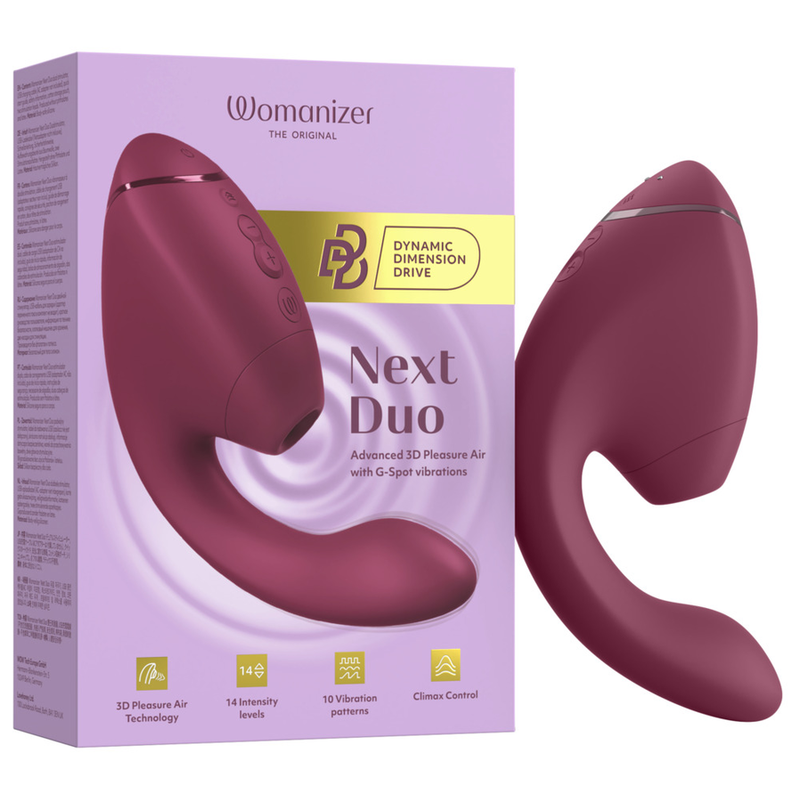 Womanizer - Duo Next Stimulateur Clitorial Et De Point G Double Rose Foyer - Image 19