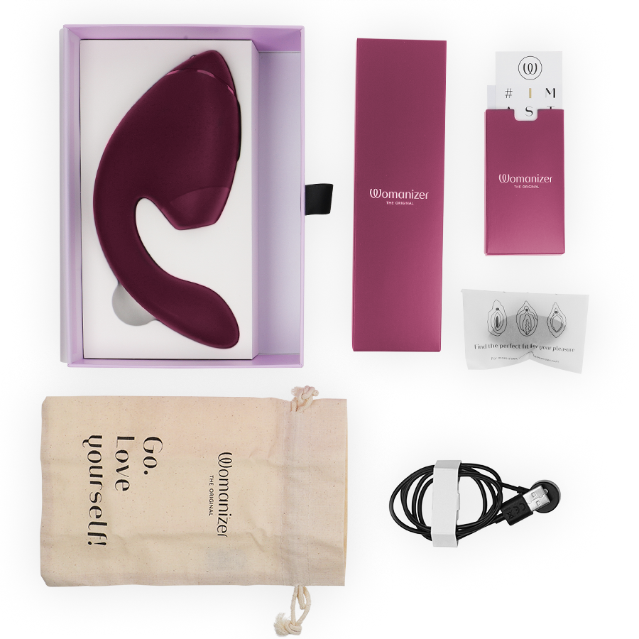 WOMANIZER - DUO NEXT STIMULATEUR CLITORIAL ET DE POINT G DOUBLE ROSE FOYER - Image 7