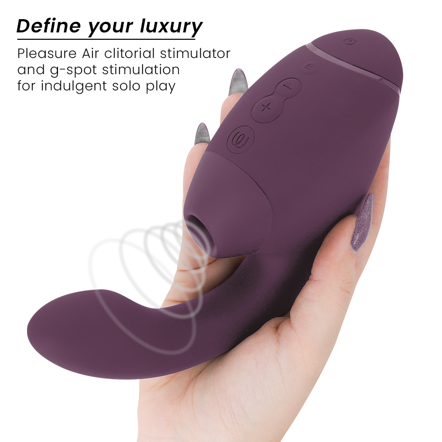 WOMANIZER - DUO NEXT STIMULATEUR CLITORIAL ET DE POINT G DOUBLE VIOLET FONCÉ - Image 4