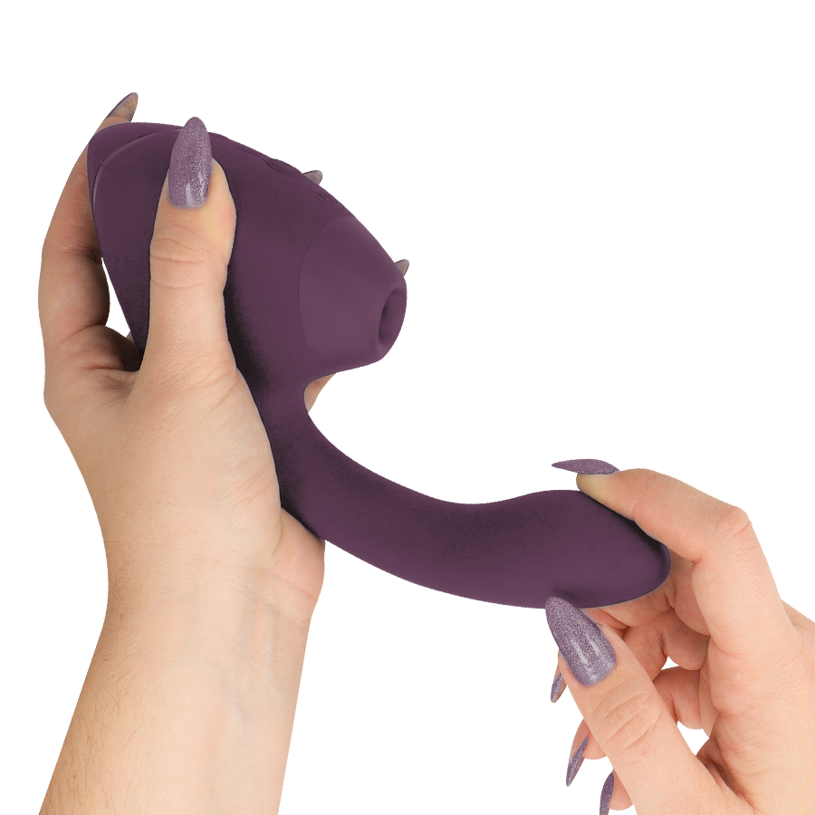 WOMANIZER - DUO NEXT STIMULATEUR CLITORIAL ET DE POINT G DOUBLE VIOLET FONCÉ - Image 5