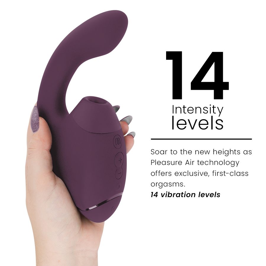 WOMANIZER - DUO NEXT STIMULATEUR CLITORIAL ET DE POINT G DOUBLE VIOLET FONCÉ - Image 6