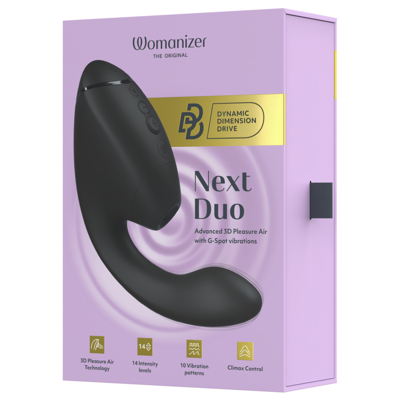 Womanizer - Duo Next Stimulateur Clitorial Et De Point G Double Noir - Image 16
